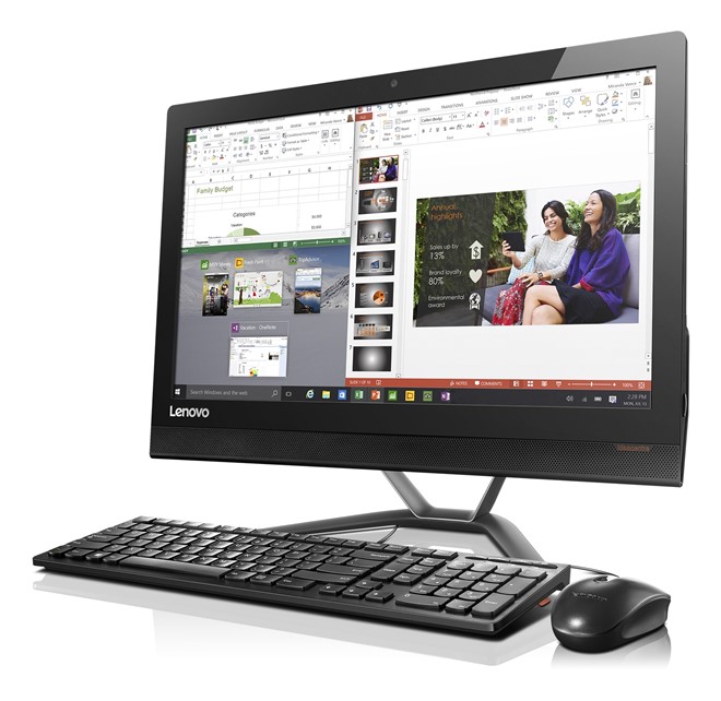 Lenovo Ideacentre AIO 300: Máy tính tiết kiệm không gian