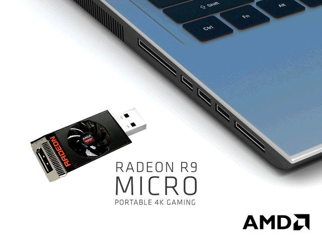 AMD ra mắt card đồ họa bé như USB, chơi game 4K cực khủng