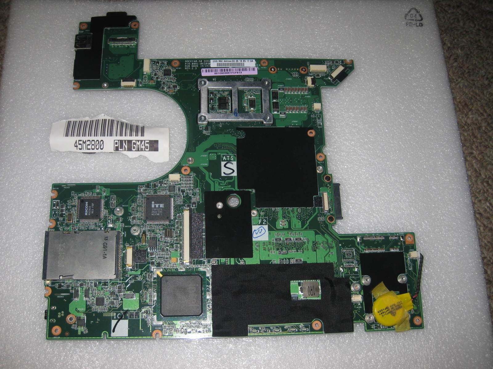 IBM LENOVO SL400 SL500 MOTHERBOARD